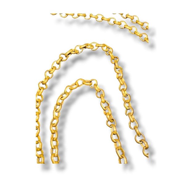 Vintage St Luc French Mid Century Modernist Bronze Enamel Necklace - Picture 6 of 8